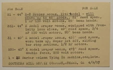 Southern Mill Supply Company Athens GA Georgia 1950s Advertising Postcard