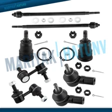 Front Inner Outer Tierod Lower Ball Joint Sway Bar For 2002-2006 Honda CR-V CRV