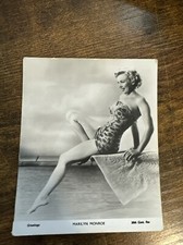 1960 F.P.F. Ltd. Greetings Marilyn Monro-Bathing Suit Half Postcard Diving Board
