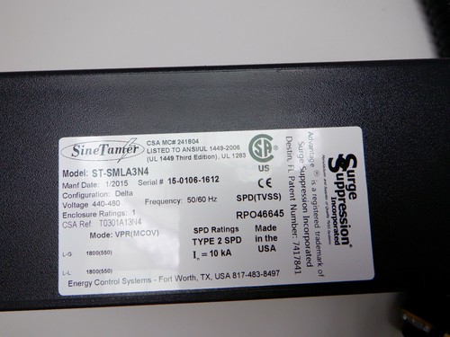 Sine Tamer ST-SMLA3N4 Surge Protector new - Picture 4 of 5
