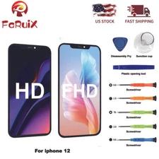 For iPhone 12 LCD Screen Replacement FHD/HD Display Digitizer Assembly 3D Touch