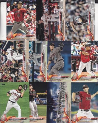 2018 Topps 1 & 2 Arizona Diamondbacks Team Set Pollack Lamb Ahmed Goldschmidt 23 - Imagen 2 de 2