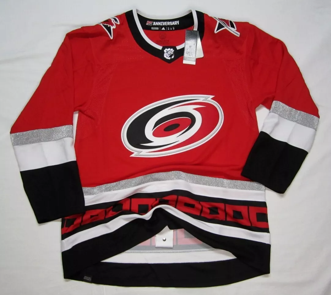 Carolina Hurricanes size 46 Small 25th Anniversary ADIDAS NHL