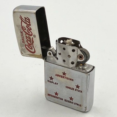 1950s〜1957s ST.LOUIS COCACOLA PAT2517191 Vintage Zippo PAT.2517191 1955-1956 DRINK Coca-Cola Oil