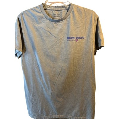 Artist Union Clothing CO Men s M Gray Death Valley Graphic Print Cotton Shirt