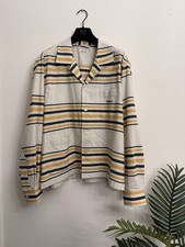 Bode ?Namesake? Striped Overshirt L