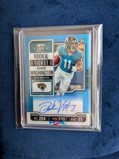 2023 Contenders Optic Blue Parker Washington auto Rc/99