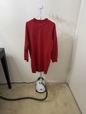Calvin Klein Women Red Shirt Dress