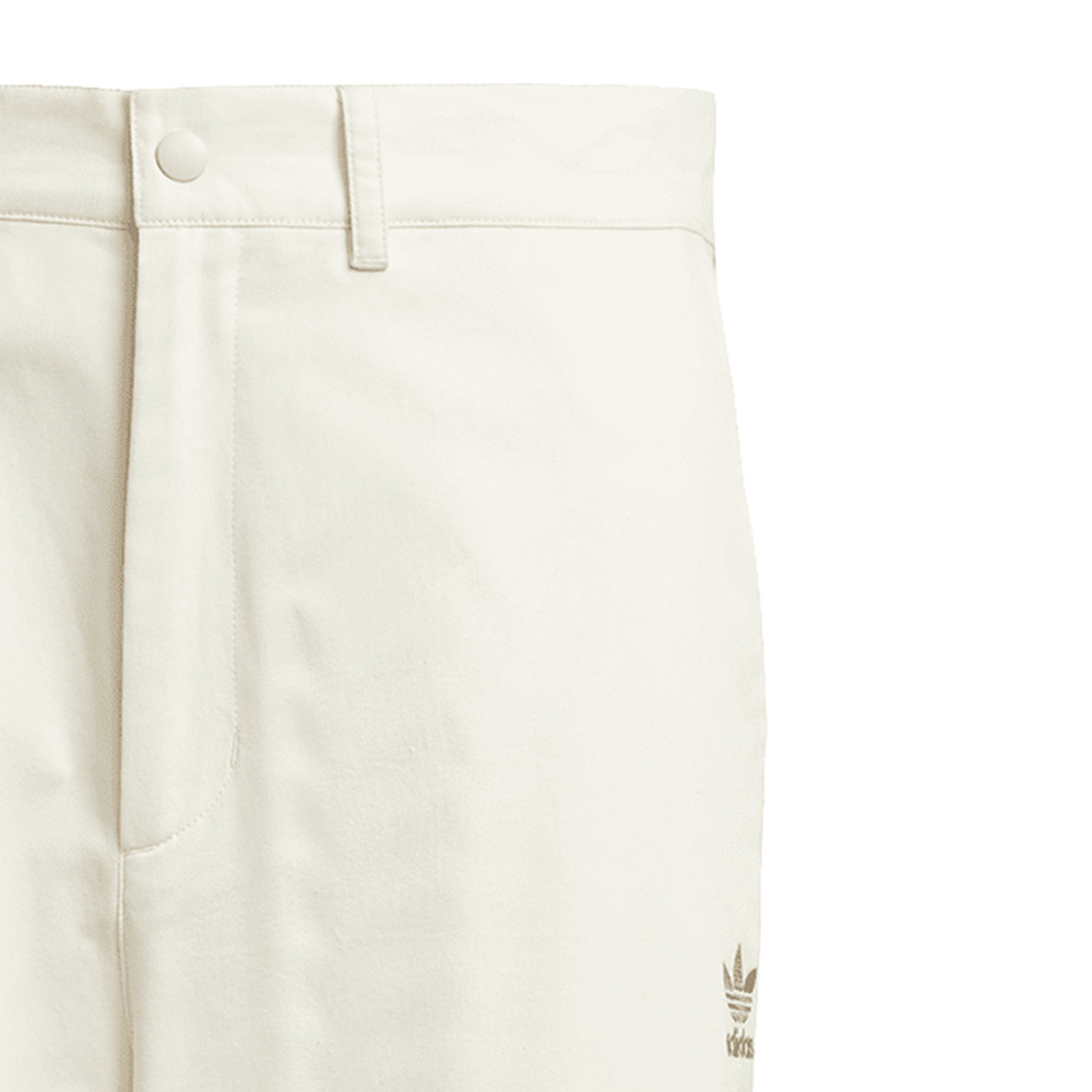 adidas Essentials Chino Pants Mens White Casual Athletic Bottoms JD2444 thumbnail 5