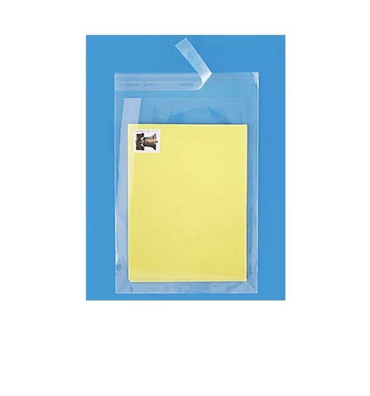 CRYSTAL CLEAR RESEALABLE POLYPROPYLENE BAGS - 5 1/4 “ X 7 1/4" Count: 900