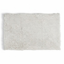 Chenille Bobble Bath Mat Non Slip - 100% Microfibre Easy Care Supersoft Bath Rug