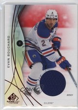 2024-25 Upper Deck SP Game Used Red Jersey Evan Bouchard #58 1t8r