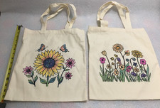 Lot Of 2 floral hand bags