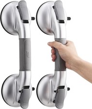 Grab Bars for Bathtubs Showers 2 Pack Suction Handles Elderly Max 330lbs No