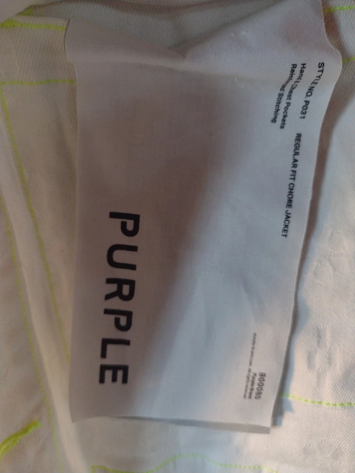 Chaqueta de jean marca púrpura, nueva con etiquetas. Foto 3 de 4