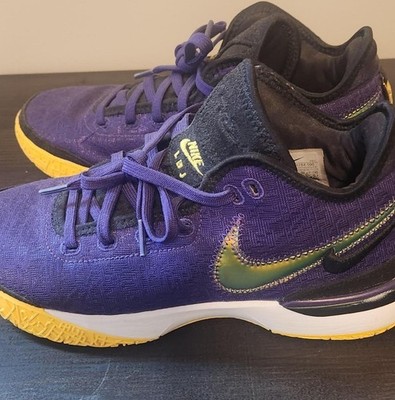 Nike Zoom LeBron NXXT Gen Lakers DR8784-500 Purple Black Gold Men s 7.5..5