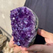 1.3lb Natural Amethyst cluster quartz crystal Mineral Specimen Healing