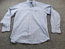 Façonnable Men's Plaid Long Sleeve Button-Up Shirt XL — listing 2