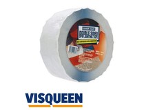 VISQUEEN 10M x 50mm DOUBLE SIDED DPM JOINTING TAPE BLUE - NEW - FREE DELIVERY