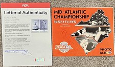 MID-ATLANTIC CHAMPIONSHiP WRESTLING SIGNED PHOTO ALBUM - 20 SIGNATURES PSA POP 1 MID-ATLANTIC CHAMPIONSHiP WRESTLING SIGNED PHOTO ALBUM - 20 SIGNATURES PSA POP 1