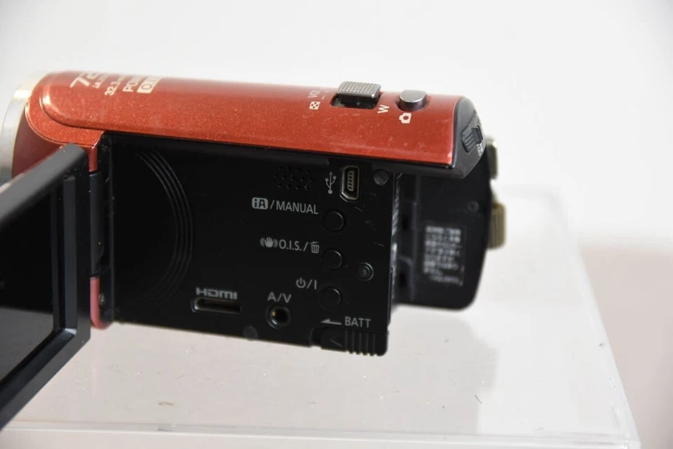 Panasonic HC-V210M Full HD Camcorder Digital Video Camera 38x optical zoom Red - Image 4 of 4