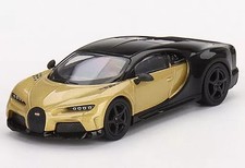 1/64 Mini GT Bugatti Chiron Super Sport Gold LHD Diecast Premium Finish