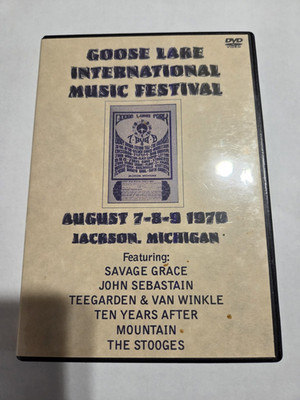 RARE! Goose Lake International Music Festival DVD 1970 Interviews Music Doc.