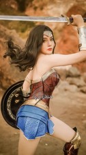 Justice League Wonder Woman Diana Cosplay Suit Armor Costume Outfit Accessory