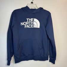 The North Face Hoodie Youth XL Navy Blue Pullover Winter Everyday Streetwear