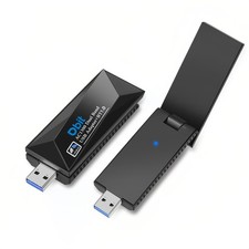 AC1300 USB WiFi Adapter EDR BT 5.0 Dongle 2.4G/5G Dual Band Wireless Network ...