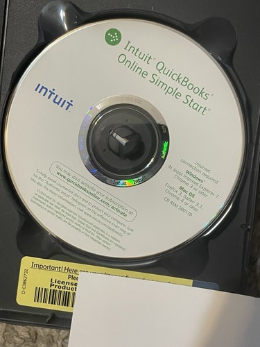 Intuit quickbooks simple start small business accounting software w key #’s - Picture 2 of 7