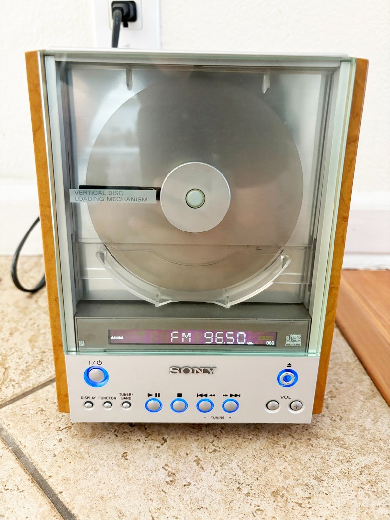 SONY HCD-EX1 CDレシーバー/SS-CEX1 スピーカー ミニコンポ Tested