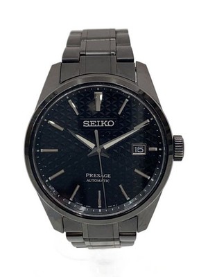 Seiko Presage Sharp Edged Series All Black Automatic 6R35-00V0 