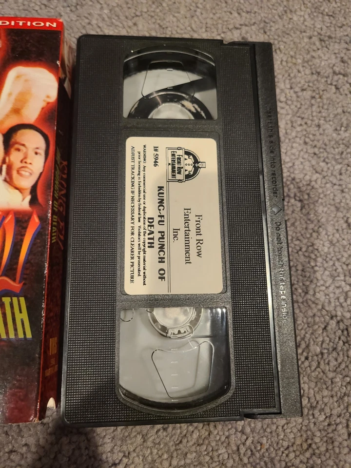 VHS Kung Fu: The Punch of Death 1999  Martial Arts Letterboxed Karate Rare - Image 3 of 4
