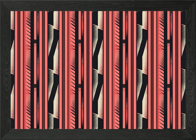 Abstraktes geometrisches Muster gerahmtes Wandbild Poster Leinwanddruck Bild