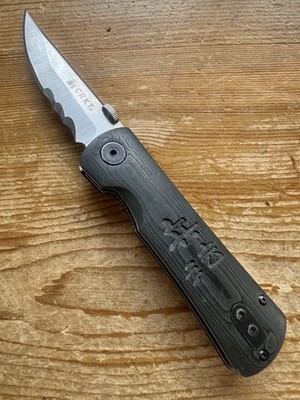 CRKT 2901 Hissatsu 2 Heiho Folding Knife James Williams Design Rare!