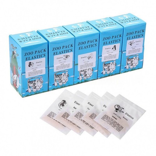 5000 pezzi elastici ortodontici dentali 3,5/5,0/6,5 OZ confezione zoo bretelle lattice - Foto 1 di 10