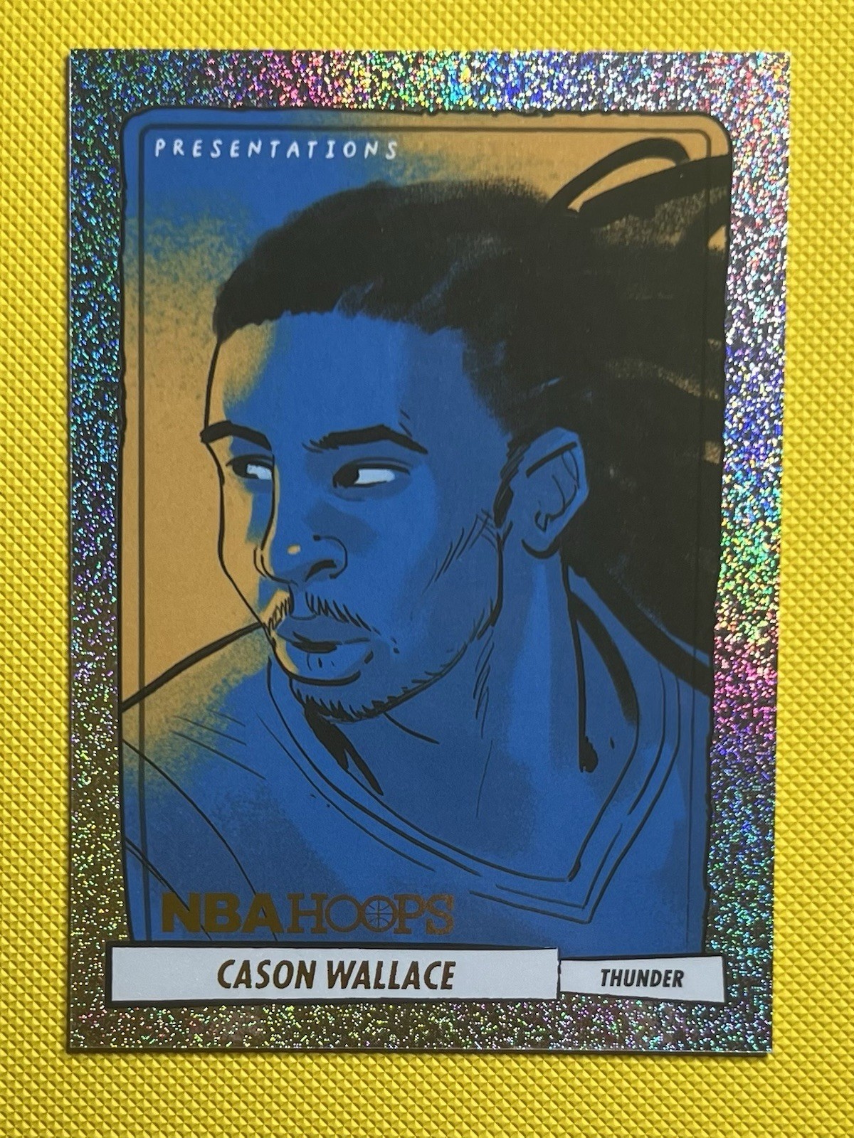 2023-24 NBA Hoops Cason Wallace Presentations Rookie RC CASE HIT OKC Thunder