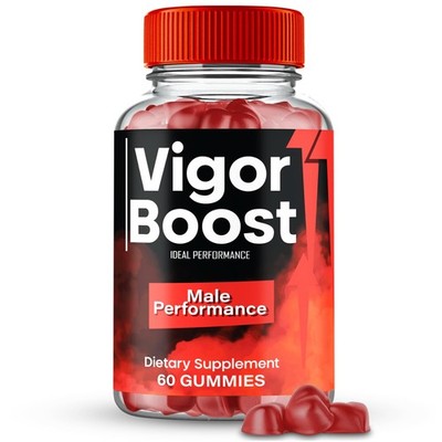 Vigor Boost Gummies, Official VigorBoost Supplement 60 Count (Pack of 1)
