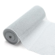 Drawer Liners for Kitchen Cabinets, 12 Inches x 20 FT Grey Shelf Liner, Non A...