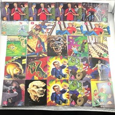 Lot of 23 Topps 1996 Goosebumps Trading Cards  1 Foil Sticker, Heavily Played