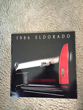 1986 Cadillac Eldorado  Sales brochure,  16 page Booklet ORIGINAL