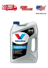 Valvoline European Vehicle Full Synthetic SAE 5W-40 Motor Oil 5 Quart