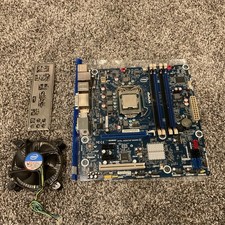 Intel DH67BL LGA 1155 Micro ATX DDR3 Motherboard I/O Shield w/ i5 3450 CPU  fan