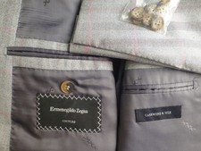 Zegna Couture Blazer 50R/40R Cashmere Silk New Jacket Sport Coat Italy