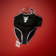 My Melody Kuromi Bikini Top Womens XL Bottom Sm Hot Topic