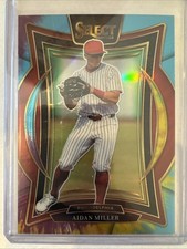 2025 Panini Select 22/25 Concourse Aidan Miller #23 Tie-Dye Prizm /25 Phillies