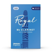 Rico Royal Bb Clarinet Reeds, Box of 10 Strength 3