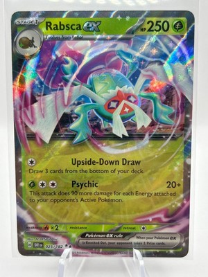 RABSCA EX 025/182 DESTINED RIVALS POKEMON (DOUBLE RARE, NM) (FREE