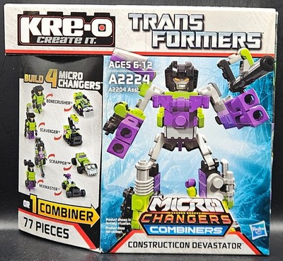 Hasbro Kre-O Transformers Micro Changers Combiners Devastator Neu 77 Teile